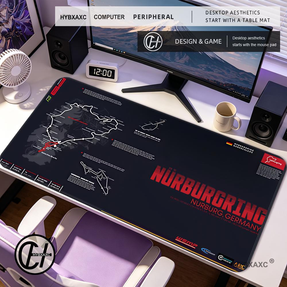 Leather Desk Pad - HYBXAXC Nurburgring Nordschleife 가죽 마우스 패드