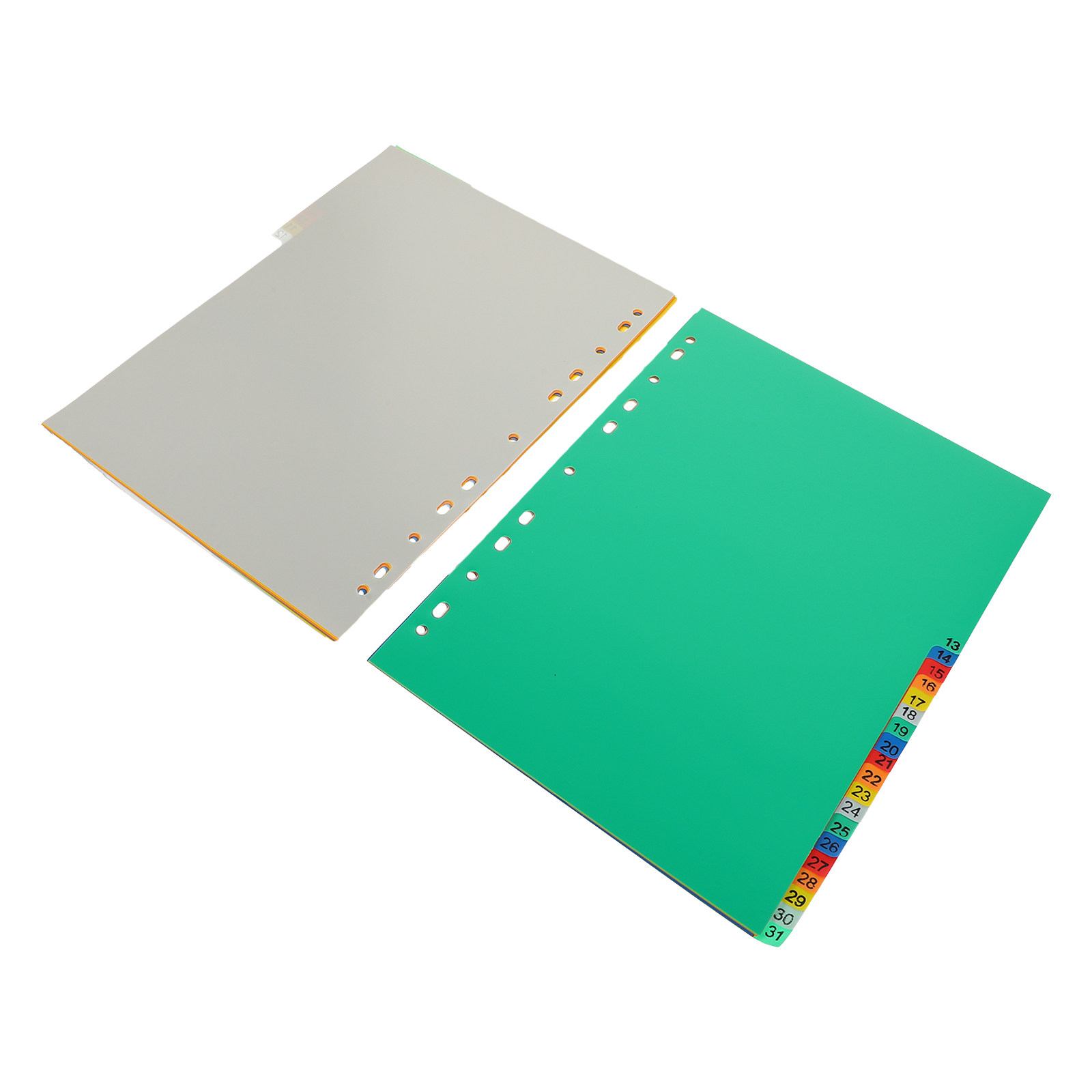 Tab Divider A4 - 1세트 번호 인덱스 페이지 A4 11홀