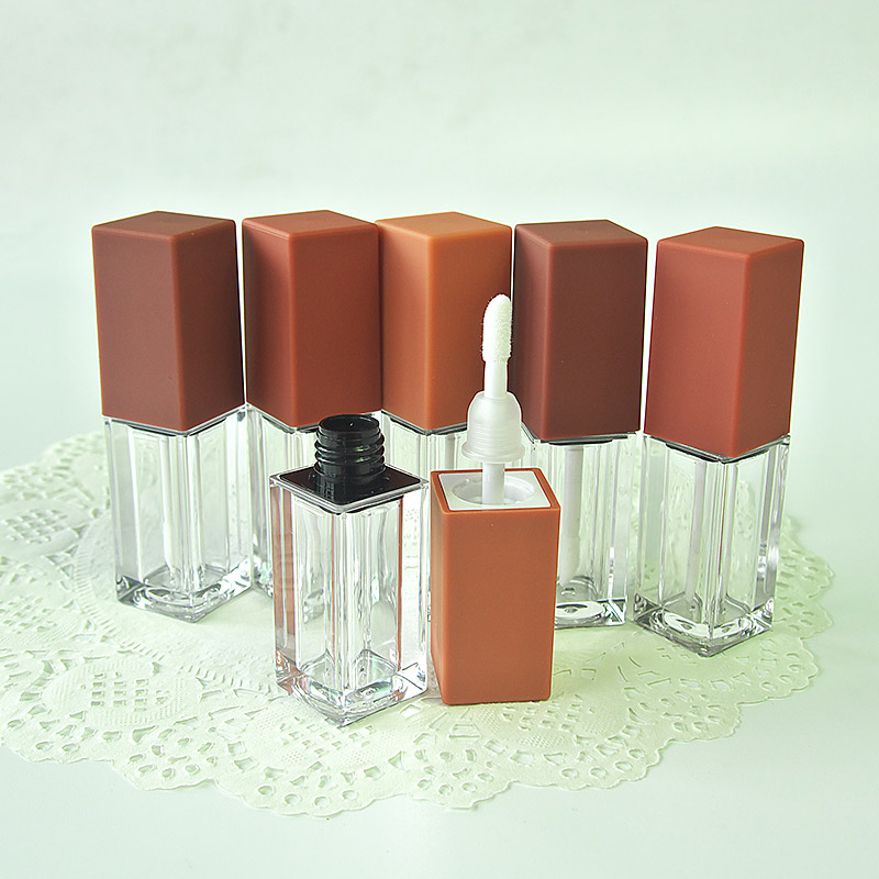 Gel Refill Pack - 5ml 사각형 모양 플라스틱 튜브 립글로스