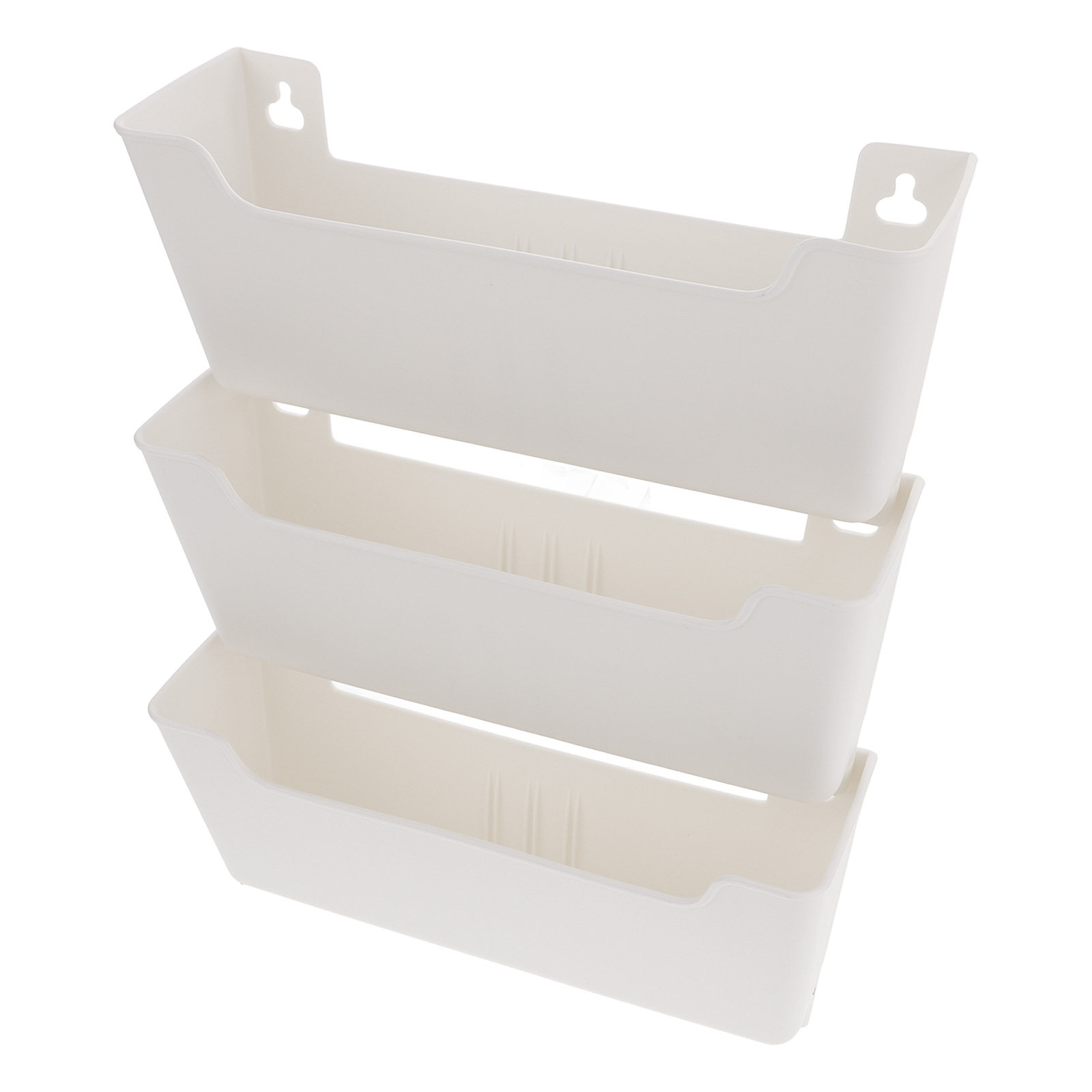 Magazine Holder Rack - 1세트 투명 벽걸이 파일 정리함 플라스틱