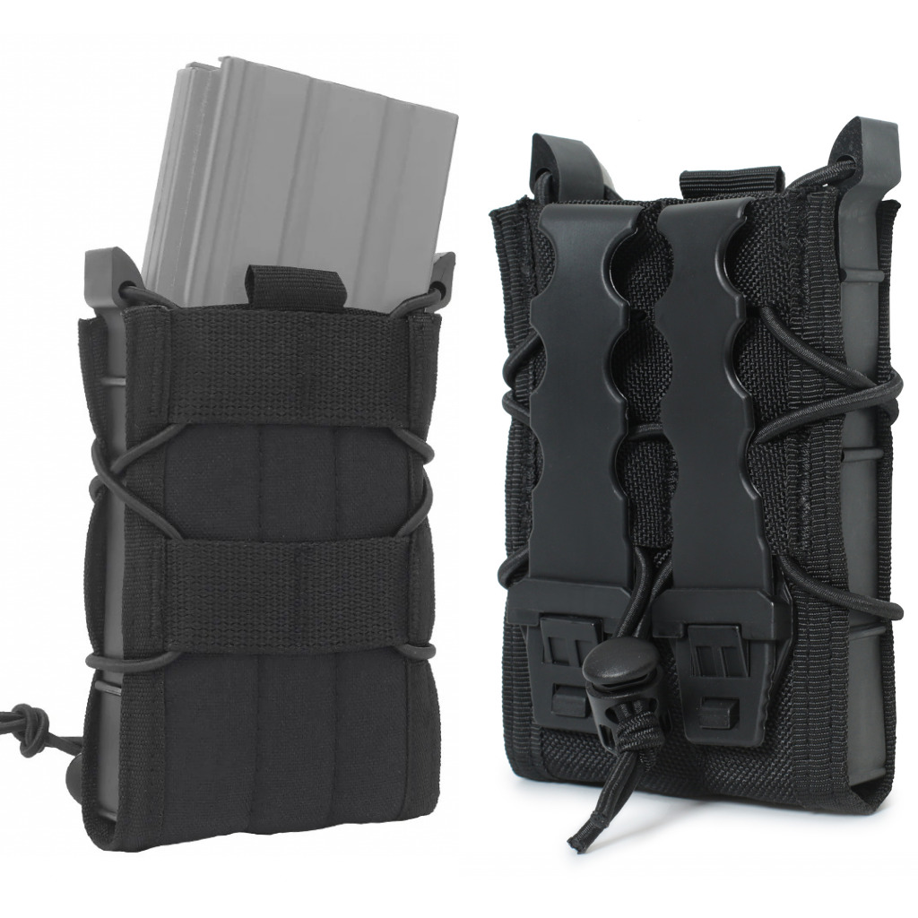 Magazine Holder Rack - 5.56 Molle 단일 잡지 파우치 Mag