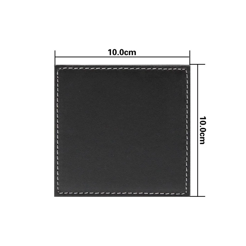 6 개/대 비즈니스 가죽 컵 받침 단열 컵 받침 차 광 - Leather Desk Pad 리뷰 및 가격