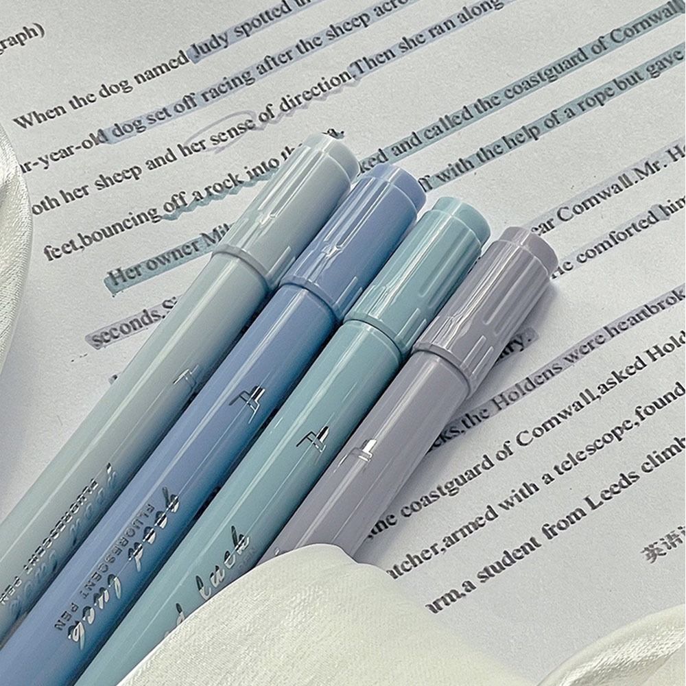 4개/세트 크리에이티브 듀얼 팁 형광펜 그라데이션 파스 - Correction Pen Fine 리뷰 및 가격