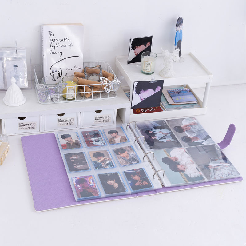 컬러 블로킹 바인더 A4 루즈리프 포토카드 홀더 D링  - Binder A4 Lever 리뷰 및 가격