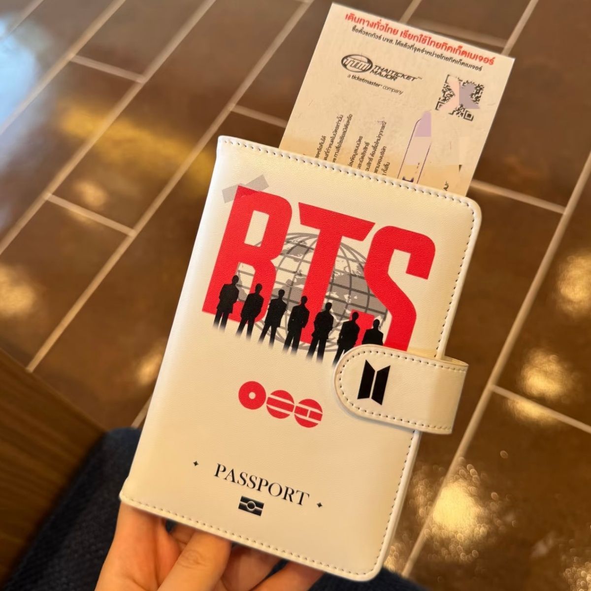 BTS 패션 여권 홀더 휴대용 가죽 여행 문서 지갑 항 - Index Card Holder 리뷰 및 가격