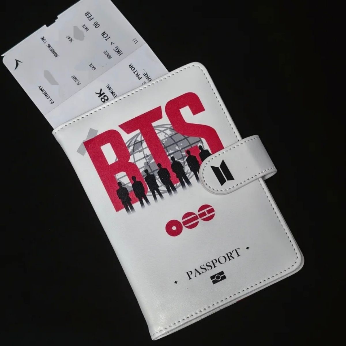 BTS 패션 여권 홀더 휴대용 가죽 여행 문서 지갑 항 - Index Card Holder 리뷰 및 가격