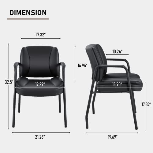 사무실 손님용 의자 대기실 리셉션 의자 2개 세트, 패 - Leather Desk Pad 리뷰 및 가격