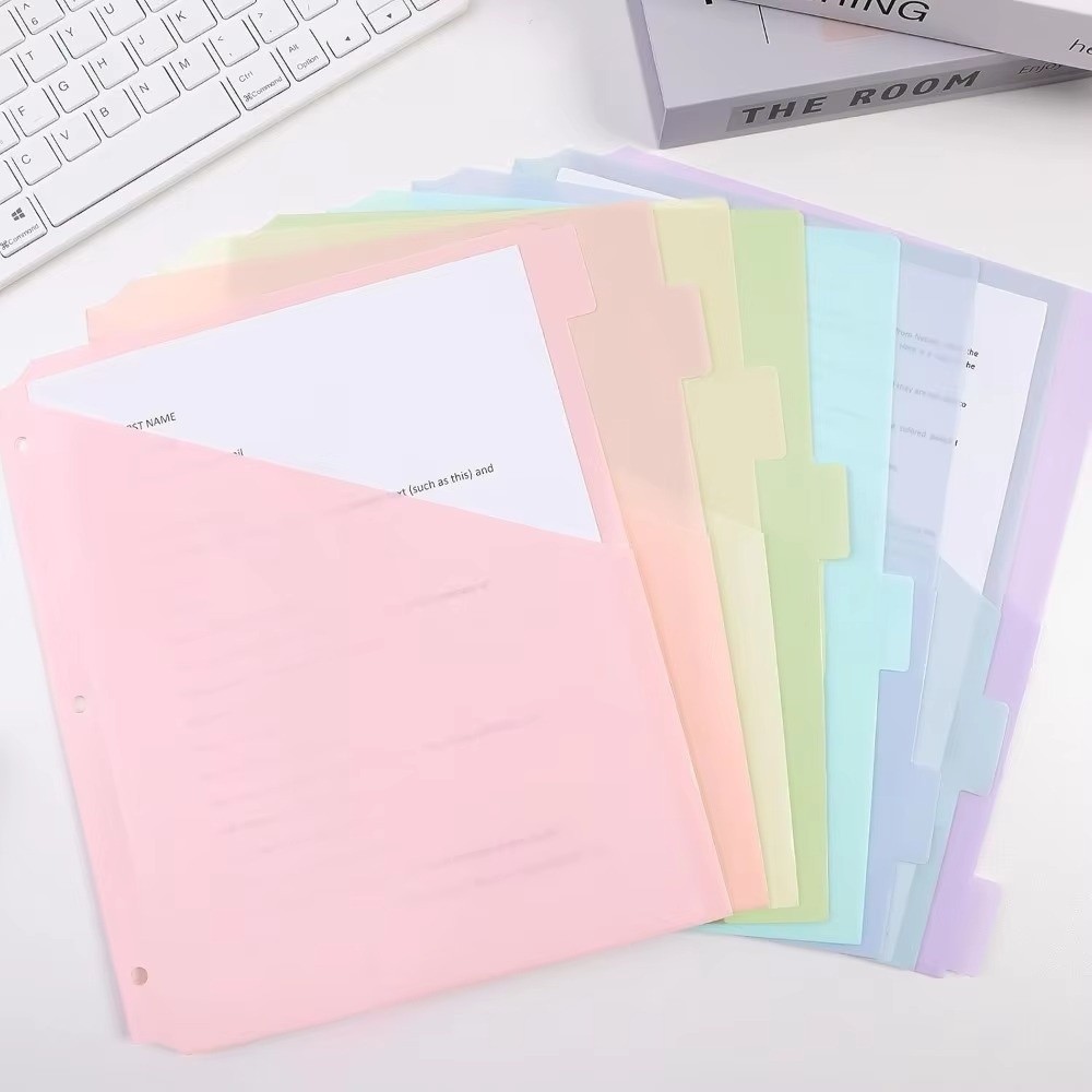 내구성 있는 바인더 디바이더 플라스틱 쓰고 지울 수 있 - Tab Divider A4 리뷰 및 가격