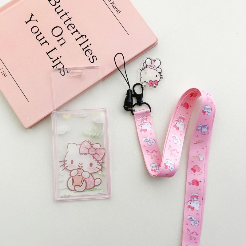 귀여운 만화 캐릭터 끈 투명 ID 신분증/신용카드 홀더 - Index Card Holder 리뷰 및 가격