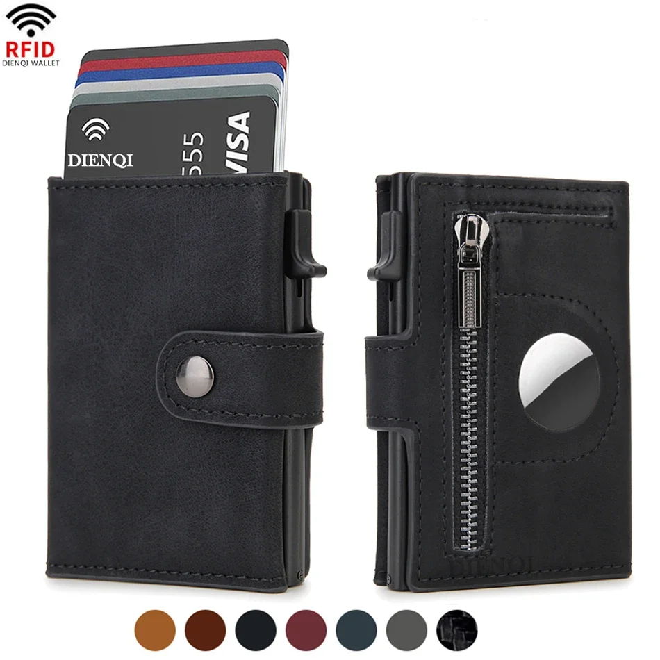 RFID 가죽 에어태그 남성 지갑 고급 신용카드 홀더  - Index Card Holder 리뷰 및 가격